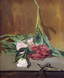 Stelo di peonie e cesoie, c.1864